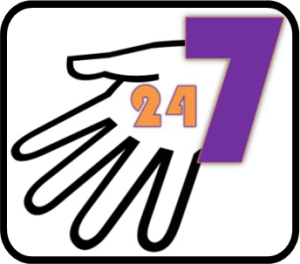 24-7 logo